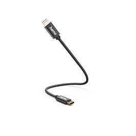Kabel HAMA USB-C - LIGHT 0,2 m - 201601 nylon crni