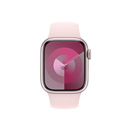 Pametni sat Apple Watch Series 9 GPS 41mm Pink Aluminium Case with Light Pink Sport Band - S/M