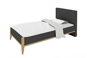Krevet SCANDI-Crna-90x200 cm     