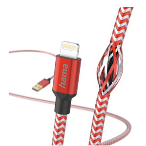 Kabel HAMA USB-A - LIGHT 1,5 m - 201554 nylon crveni