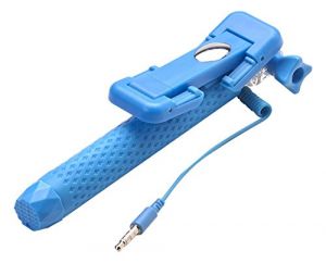 Selfie štap CELLY MINI 3,5mm, plavi