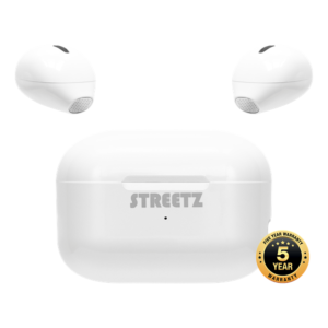 Slušalice STREETZ TWS-114, MINI, mikrofon, Bluetooth 5.0, TWS, bijele