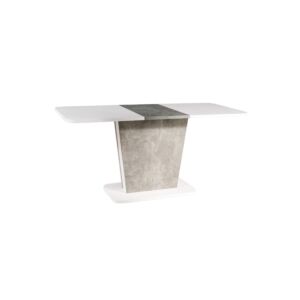 Blagovaonski stol IPSO-Bijela/Beton