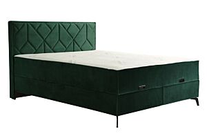 Box Krevet KRON sa podiznom podnicom i madracem-90x200 cm     -Zelena