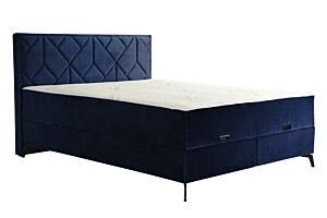 Box Krevet KRON sa podiznom podnicom i madracem-90x200 cm     -Plava