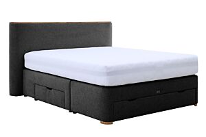 Krevet MEDEJA-Tamno siva-160x200 cm