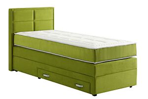 Dječji boxspring krevet PRINCE s madracem-Svijetlo zelena-90x200 cm     
