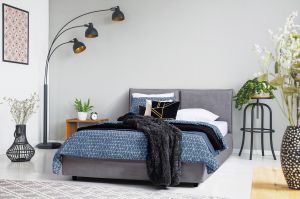 Set krevet TWIN + podnica SULTAN + madrac RELAX 90x200 cm