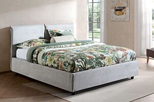 Krevet TWIN-Svijetlo siva-90x200 cm -Sa podiznom podnicom
